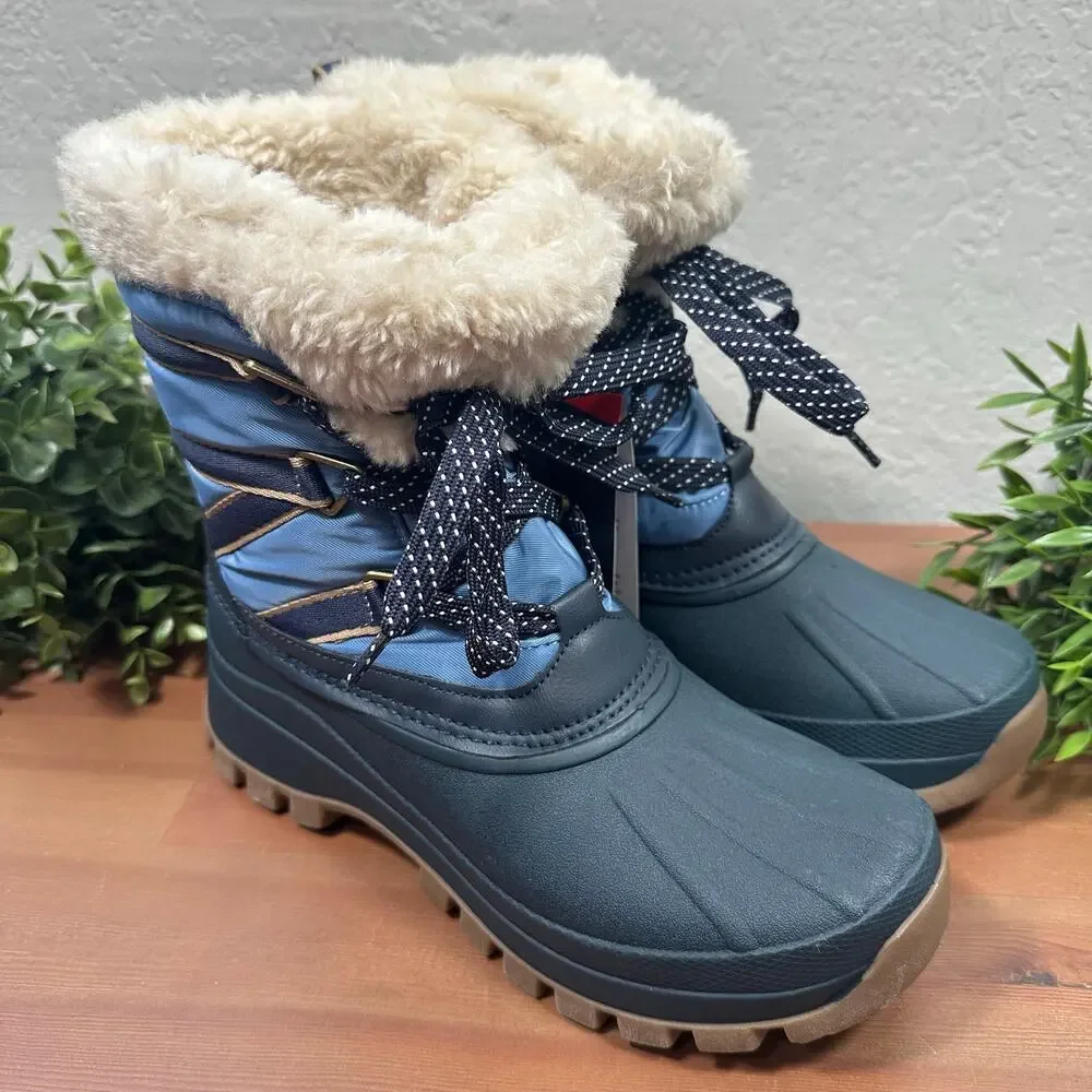 Storm by Cougar Fresno Fjord Waterproof Mid Winter Boots Navy Size 7